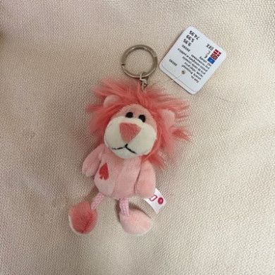  (HÀNG ĐẶT TRƯỚC)COMBO 2 Dễ Thương Chiên Lông Sư Tử Con Hổ Búp Bê Sang Trọng Móc Khóa Cặp Đôi Mặt Dây Chuyền Túi Quà Tặng 