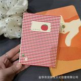  Sổ Tay Mini Lưới Màu Đỏ Hình Cà Chua Phong Cách Hàn Quốc - Sổ Ghi Chép Trống Giá Trị Cao Dùng Cho Học Sinh [GIAO HÀNG 2-10 NGÀY | SỈ TỪ 2 TRIỆU | CÓ THỂ IN LOGO] 