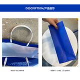  Túi tote composite màu xanh cao cấp in logo túi đóng gói quần áo shop 
