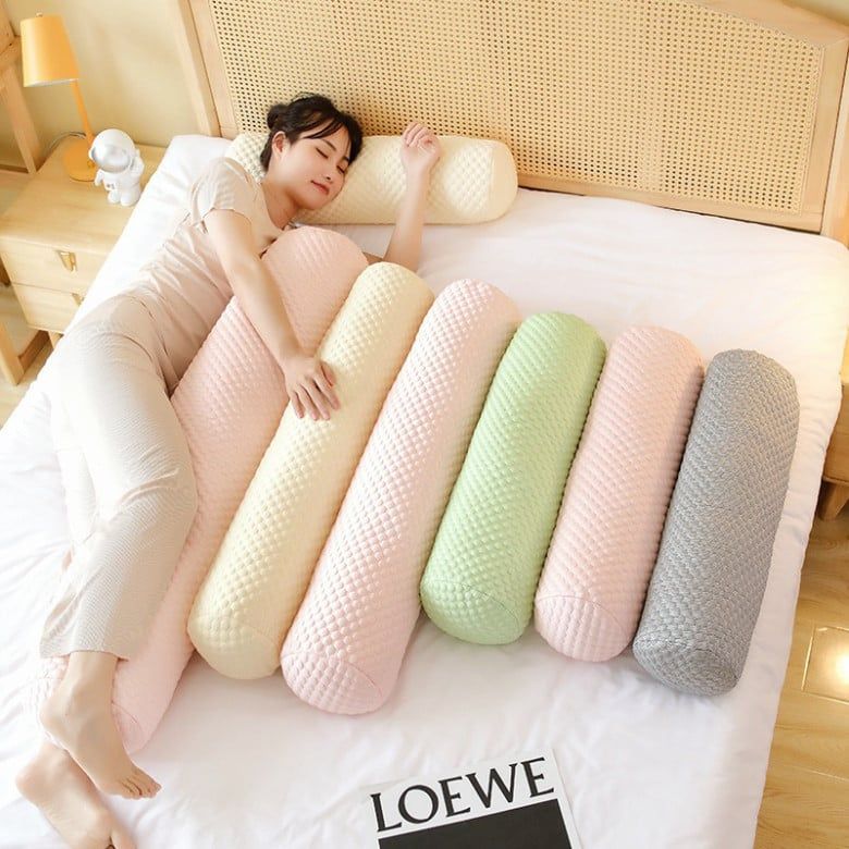  Gối Ôm hình tròn trụ Nhung Gối Dài Kẹp Chân Ngủ Bên phòng nghỉ Cho Bé Gái, đồ vật Ngủ Cho Bé Trai, rất có thể Tháo Rời 