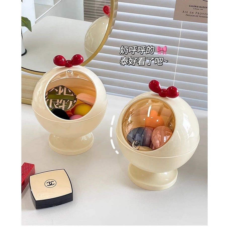  Hộp Đựng Bông Phấn Nắp Lật Dung Tích Lớn - Chống Bụi, Đựng Mỹ Phẩm, Bàn Trang Điểm, Đệm Khí [GIAO HÀNG 2-10 NGÀY | SỈ TỪ 2 TRIỆU | CÓ THỂ IN LOGO] 