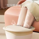  Chậu Ngâm Chân Phong Cách Kem Có Thể Gấp Gọn Tiện Mang Theo [GIAO HÀNG 2-10 NGÀY | SỈ TỪ 2 TRIỆU | CÓ THỂ IN LOGO] 