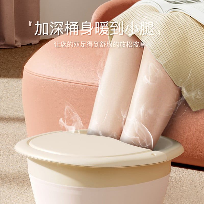  Chậu Ngâm Chân Phong Cách Kem Có Thể Gấp Gọn Tiện Mang Theo [GIAO HÀNG 2-10 NGÀY | SỈ TỪ 2 TRIỆU | CÓ THỂ IN LOGO] 
