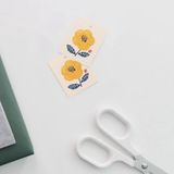  ```Thẻ Tag Hoa Vàng Classy DIY - Tạo Dấu Ấn Độc Đáo Cho Quà Tặng 4,2 x 5 CM Q1814``` 