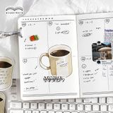  Giấy Dán Ghi Chú Phong Cách Mỹ Cổ Điển Dòng Thời Quang Hẹp Hòi [GIAO HÀNG 2-10 NGÀY | SỈ TỪ 2 TRIỆU | CÓ THỂ IN LOGO] 