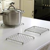  Tấm Lót Cách Nhiệt Chống Bỏng Bằng Inox - Lót Nồi, Bát Đĩa, Giá Hấp, Phụ Kiện Bếp Gia Dụng Dày Dặn [GIAO HÀNG 2-10 NGÀY | SỈ TỪ 2 TRIỆU | CÓ THỂ IN LOGO] 