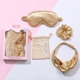  Bịt Mắt Ngủ Lụa Giảm Mệt Mỏi Cao Cấp Bộ Quà Cưới Ba Mảnh [GIAO HÀNG 2-10 NGÀY | SỈ TỪ 2 TRIỆU | CÓ THỂ IN LOGO] 