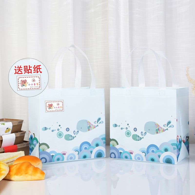  Túi vải không dệt tráng túi quà không thấm nước mua sắm xách tay bao bì bán buôn 