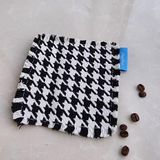  Tấm Lót Cốc Vải Cotton Họa Tiết Kẻ Sọc Nhiều Màu - Lót Cách Nhiệt Cốc Trà Tua Rua, Trang Trí Bàn Ăn, Phòng Khách [GIAO HÀNG 2-10 NGÀY | SỈ TỪ 2 TRIỆU | CÓ THỂ IN LOGO] 