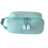  Túi Đựng Mỹ Phẩm Nylon Dung Tích Lớn Màu Hồng - Túi Xách Tay Du Lịch Cao Cấp Cho Nữ, Đựng Đồ Vệ Sinh Cá Nhân [GIAO HÀNG 2-10 NGÀY | SỈ TỪ 2 TRIỆU | CÓ THỂ IN LOGO] 
