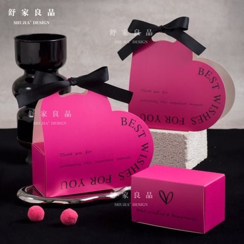  Hộp kẹo cưới màu đỏ hồng cao cấp - Hộp quà tặng đám cưới số lượng lớn [GIAO HÀNG 2-10 NGÀY | SỈ TỪ 2 TRIỆU | CÓ THỂ IN LOGO] 