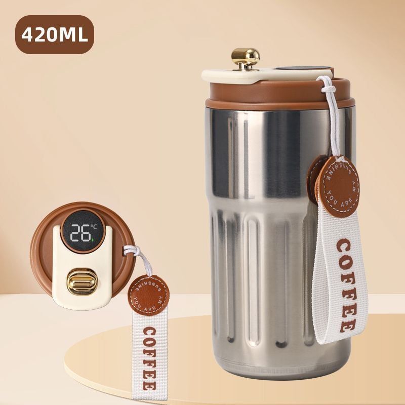  Cốc Cà Phê Giữ Nhiệt Inox Ly Pha Đồ Uống Thiết Kế Đẹp Mắt 