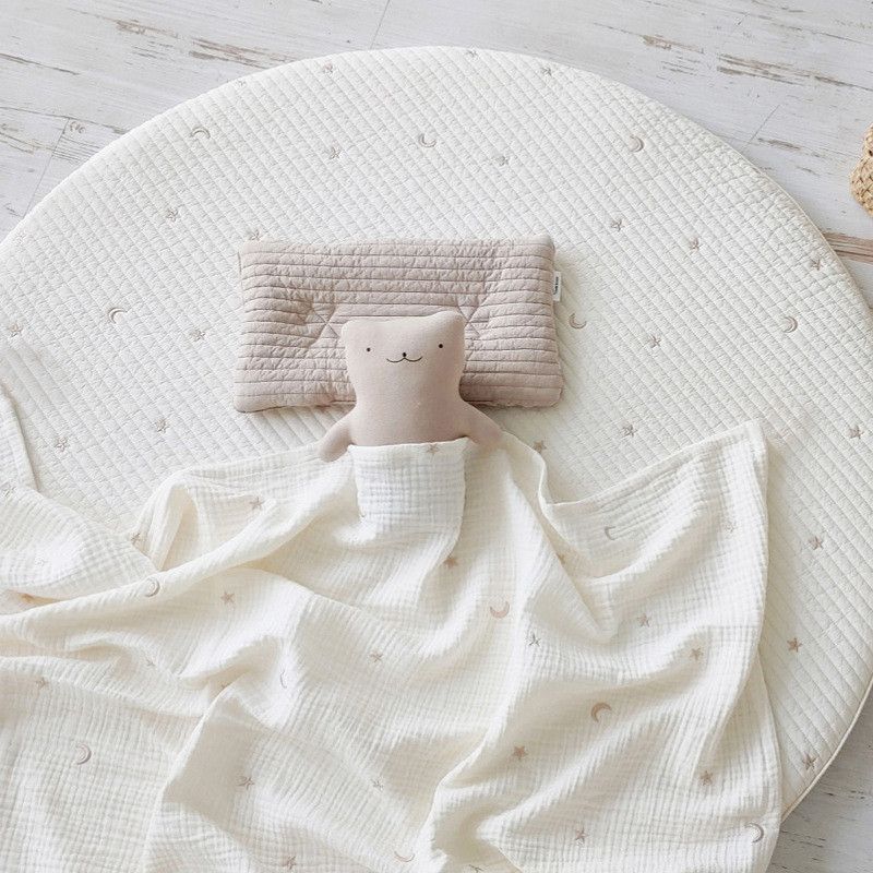  Chăn Xô 6 Lớp Cotton Nguyên Chất Họa Tiết Thêu - Chăn Mỏng Cho Bé Sơ Sinh, Trẻ Nhỏ Mùa Xuân Hè Phong Cách Hàn Quốc [GIAO HÀNG 2-10 NGÀY | SỈ TỪ 2 TRIỆU | CÓ THỂ IN LOGO] 