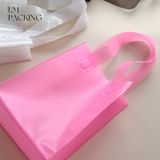  Túi đựng quà tặng pvc dày đựng đồ trang sức thạch túi xách tay in logo 