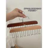  Móc Treo Quần Áo Bằng Gỗ Tự Nhiên - Giá Phơi Đồ Lót, Áo Lót, Cà Vạt Đa Năng Dành Cho Ký Túc Xá, Gia Đình [GIAO HÀNG 2-10 NGÀY | SỈ TỪ 2 TRIỆU | CÓ THỂ IN LOGO] 