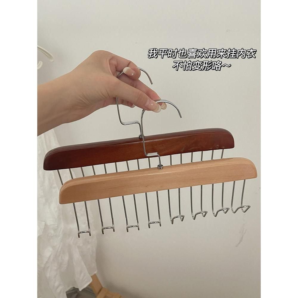  Móc Treo Quần Áo Bằng Gỗ Tự Nhiên - Giá Phơi Đồ Lót, Áo Lót, Cà Vạt Đa Năng Dành Cho Ký Túc Xá, Gia Đình [GIAO HÀNG 2-10 NGÀY | SỈ TỪ 2 TRIỆU | CÓ THỂ IN LOGO] 