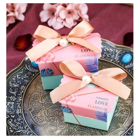  Hộp kẹo cưới hồng - Hộp quà tặng, hộp kẹo đính hôn màu xanh [GIAO HÀNG 2-10 NGÀY | SỈ TỪ 2 TRIỆU | CÓ THỂ IN LOGO] 