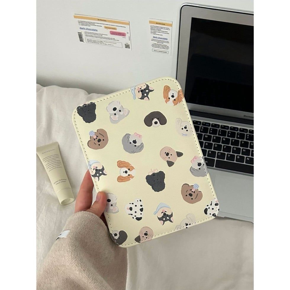  Gương Gấp Da PU HD - Phụ Kiện Trang Điểm Đẳng Cấp Dành Cho Học Sinh, Để Bàn Thông Minh 