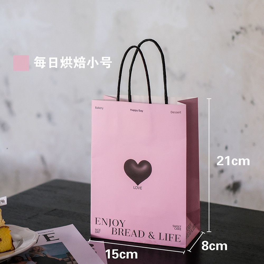  Túi giấy kraft đựng bánh mì bánh ngọt cho shop bakery mang đi 