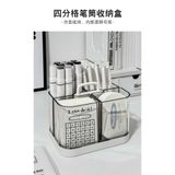  Hộp Đựng Bút Đa Năng Dung Tích Lớn Màu Trắng - Ống Đựng Bút, Bút Dấu, Văn Phòng Phẩm Sang Trọng [GIAO HÀNG 2-10 NGÀY | SỈ TỪ 2 TRIỆU | CÓ THỂ IN LOGO] 