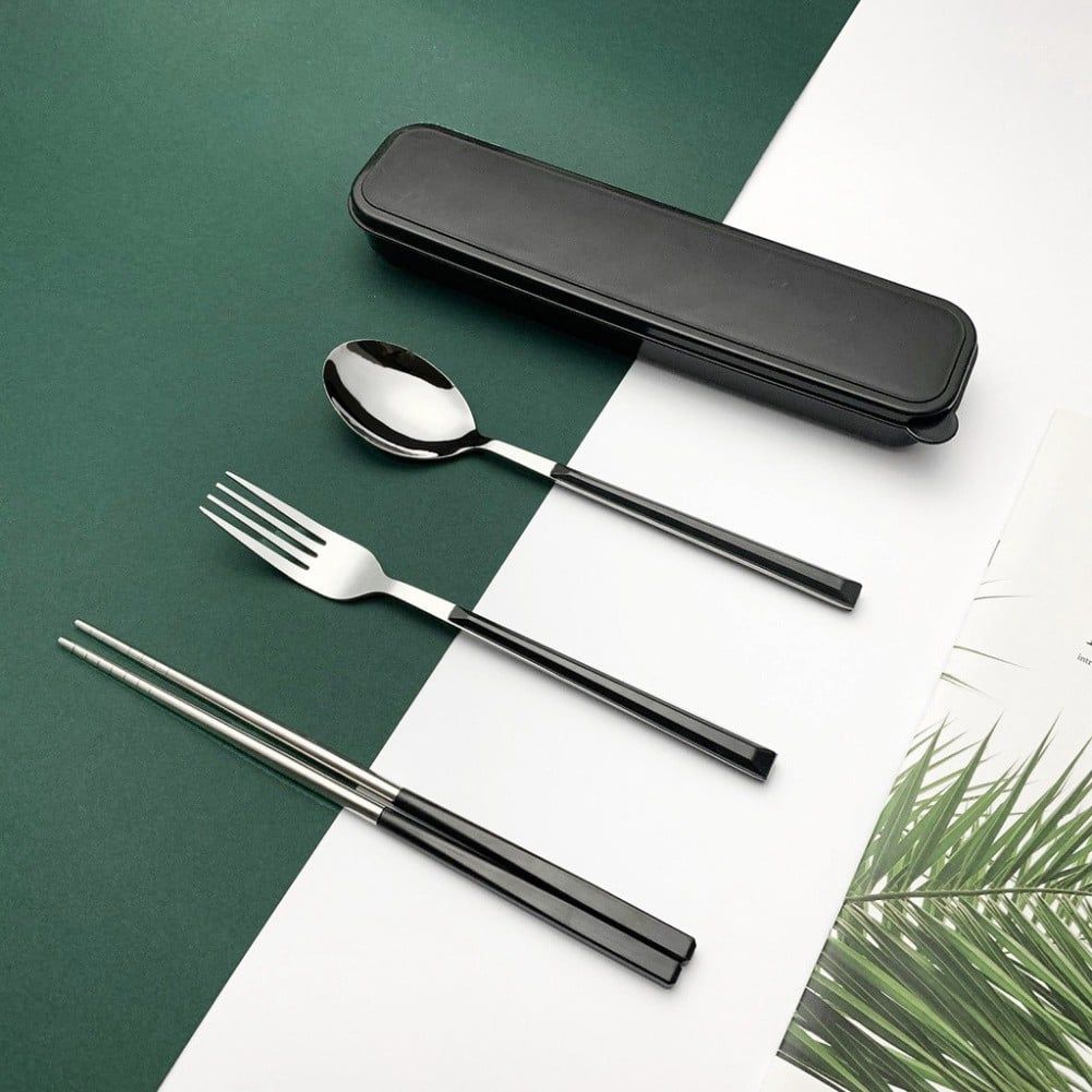  Bộ 3 Muỗng Đũa Nĩa Inox304 Có Hộp Đựng Cao Cấp Màu Pastel [GIAO HÀNG 2-10 NGÀY | SỈ TỪ 2 TRIỆU | CÓ THỂ IN LOGO] 