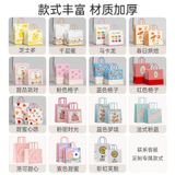  Túi tote mang đi đóng gói bánh tráng miệng giáng sinh túi giấy kraft cà phê tùy chỉnh 