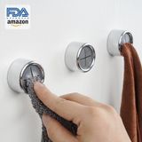  10 Móc Treo Tường Bằng Nhựa ABS Có Đế Dính - Móc Khóa Đa Năng, Phụ Kiện Nhà Bếp, Phòng Tắm, Văn Phòng [GIAO HÀNG 2-10 NGÀY | SỈ TỪ 2 TRIỆU | CÓ THỂ IN LOGO] 