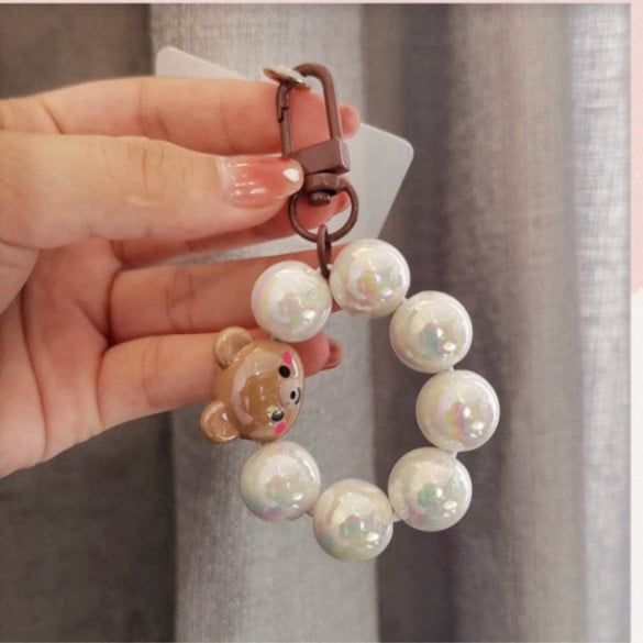  Móc khóa thời thượng PK1268 - móc điện thoại nhiều màu sắc với chuỗi hạt đa dạng! 