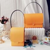  Hộp đóng gói bánh đậu xanh cầm tay mới bánh cuộn thụy sĩ bánh quy bông tuyết 