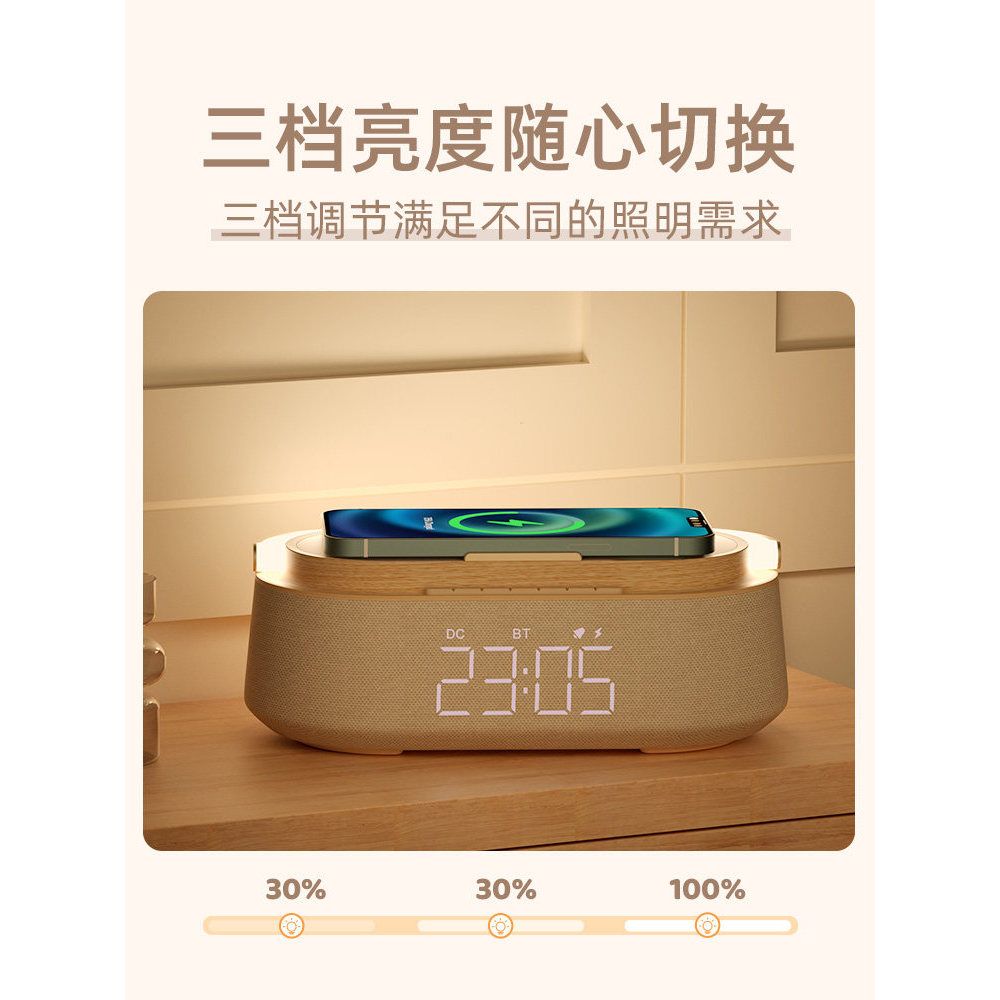  Loa Bluetooth Không Dây Kết Hợp Đèn Ngủ Đầu Giường [GIAO HÀNG 2-10 NGÀY | SỈ TỪ 2 TRIỆU | CÓ THỂ IN LOGO] 