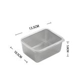  Hộp Đựng Thực Phẩm Kín Thép Không Gỉ Cho Tủ Lạnh [GIAO HÀNG 2-10 NGÀY | SỈ TỪ 2 TRIỆU | CÓ THỂ IN LOGO] 