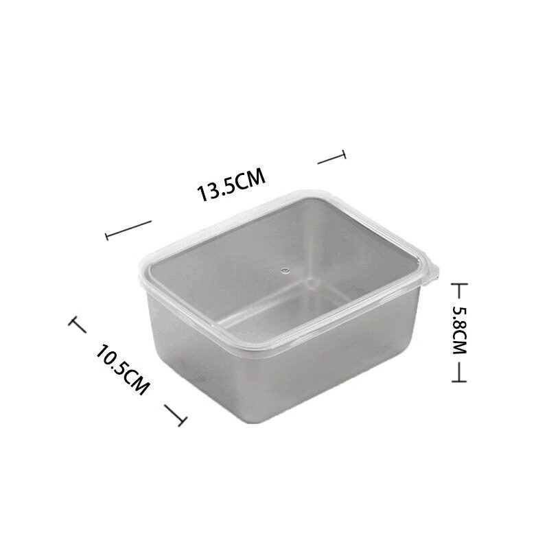  Hộp Đựng Thực Phẩm Kín Thép Không Gỉ Cho Tủ Lạnh [GIAO HÀNG 2-10 NGÀY | SỈ TỪ 2 TRIỆU | CÓ THỂ IN LOGO] 