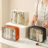  Đặt trước ngay! Bộ 2 Túi Đựng Mỹ Phẩm Trong Suốt Mới cho Chuyến Du Lịch và Vệ Sinh Cá Nhân 