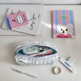  Túi Đựng Bút Chì Hoa Ren Hàn Quốc Văn Phòng [GIAO HÀNG 2-10 NGÀY | SỈ TỪ 2 TRIỆU | CÓ THỂ IN LOGO] 