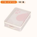  Túi Đựng Chăn Ga Gối Đệm Bằng PVC Trong Suốt - Bộ 4 Túi Đựng Đồ Dày Dặc Có Khóa Kéo, Cất Giữ Tủ Quần Áo Gọn Gàng [GIAO HÀNG 2-10 NGÀY | SỈ TỪ 2 TRIỆU | CÓ THỂ IN LOGO] 