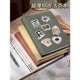  Combo 2 Sổ Bìa Rời Da Mềm Siêu Bền - Thiết Kế Cao Cấp Tháo Được 