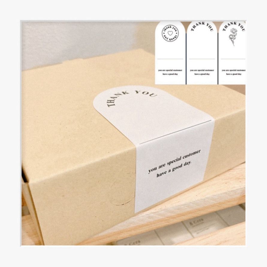  Nhãn dán Vintage Classy 50 chiếc, Kích thước 6x13cm, Giấy C bóng - Trang trí & Niêm phong Q1705 