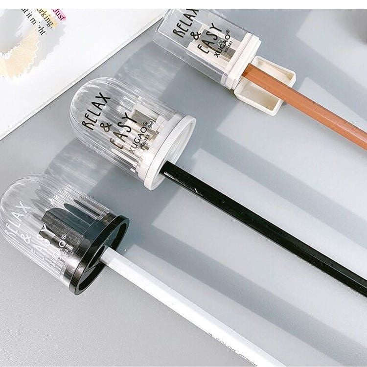  (HÀNG ĐẶT TRƯỚC) Combo 20 Gọt Bút Chì Trong Suốt Đơn Giản Bằng Tay Phác Họa Nghệ Thuật [GIAO HÀNG 2-10 NGÀY | SỈ TỪ 2 TRIỆU | CÓ THỂ IN LOGO] 