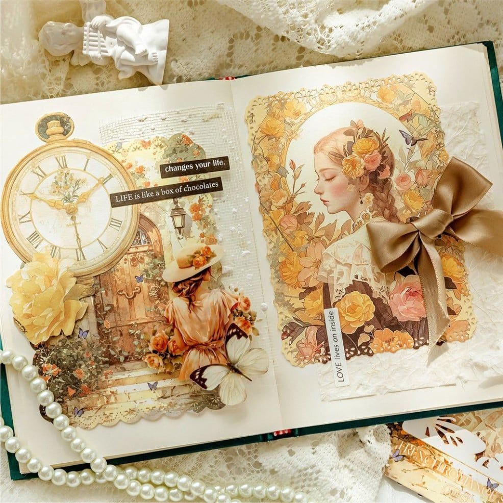  Giấy Nhẹ Momo Đặt Trước - Giấy Ren Rỗng Mang Phong Cách Pháp, Tươi Mát & Lãng Mạn! 