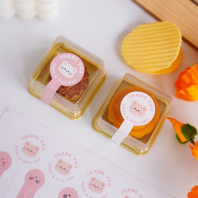 COMBO 5 Bộ 10 Tem Dán Dễ Thương cho Túi Giấy và Hộp Bánh Handmade, Quà Tặng DIY Q684 