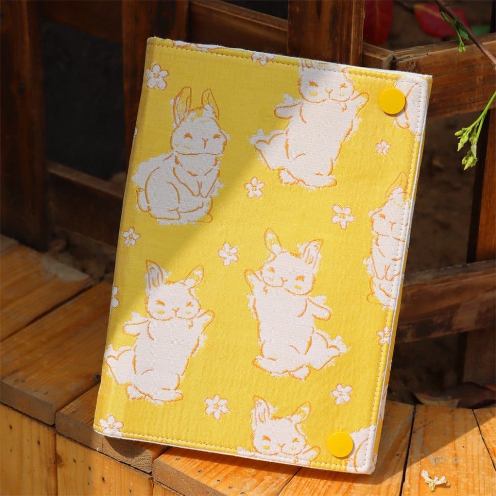  Áo bìa sổ tay vải hình thỏ dễ thương, quà tặng độc đáo cho tín đồ yêu thích! 