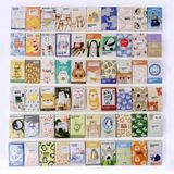  ```Khám Phá Set 10 Hộp Giấy Kraft Mini Retro Ghi Chú Có Thể Xé, Tiện Lợi Mang Theo``` 