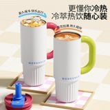  Cốc giữ nhiệt ruột gốm cốc nước có ống hút kiểu dáng đẹp cho cả nam và nữ 