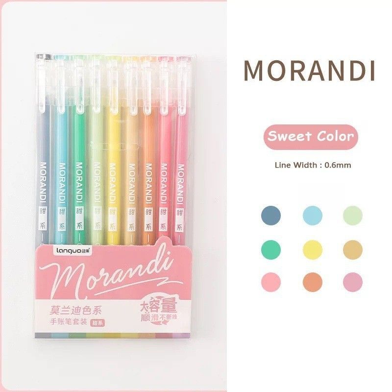  Bộ Bút Gel Màu Morandi Trái Cây Xanh Cho Học Sinh, Bút Graffiti [GIAO HÀNG 2-10 NGÀY | SỈ TỪ 2 TRIỆU | CÓ THỂ IN LOGO] 