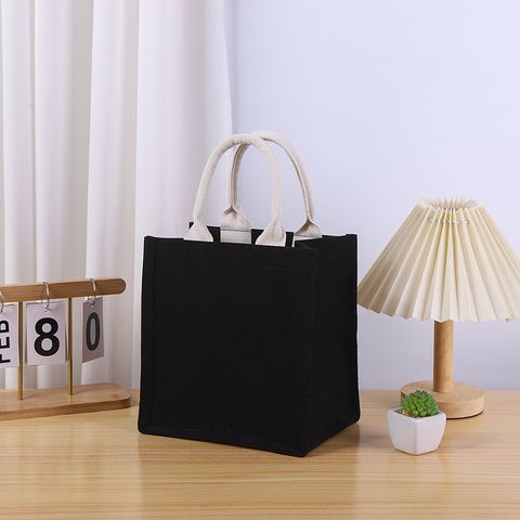  Túi Tote Vải Canvas In Họa Tiết Cổ Điển - Túi Xách Tay Bao Bì Quà Tặng, Phong Cách Vintage [GIAO HÀNG 2-10 NGÀY | SỈ TỪ 2 TRIỆU | CÓ THỂ IN LOGO] 