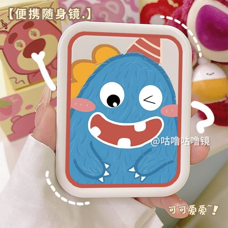  (HÀNG ĐẶT TRƯỚC) 5 Gương Di Động Hoạt Hình Khủng Long Nhỏ Hai Mặt Cho Sinh Viên [GIAO HÀNG 2-10 NGÀY | SỈ TỪ 2 TRIỆU | CÓ THỂ IN LOGO] 