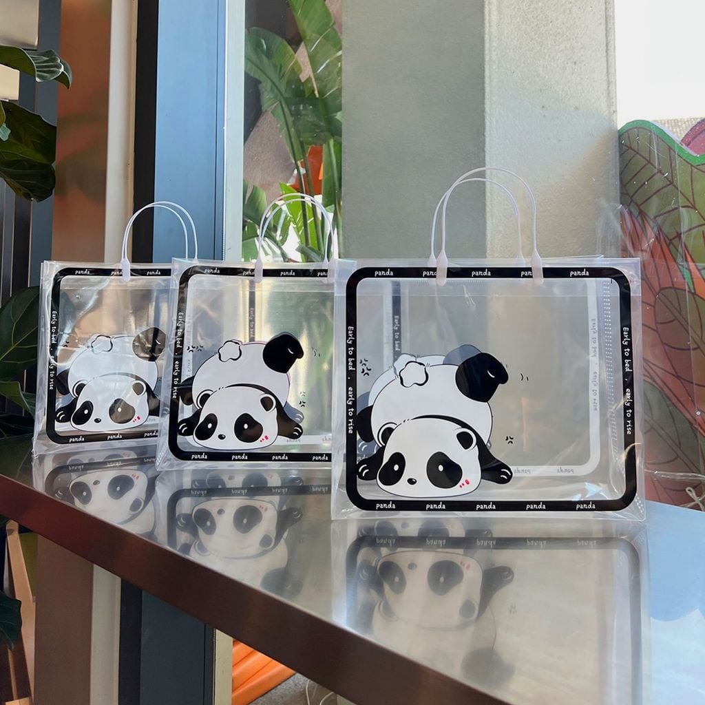  Túi xách tay pvc phong cách dễ thương túi quà tặng túi đựng quà trong suốt bằng nhựa 