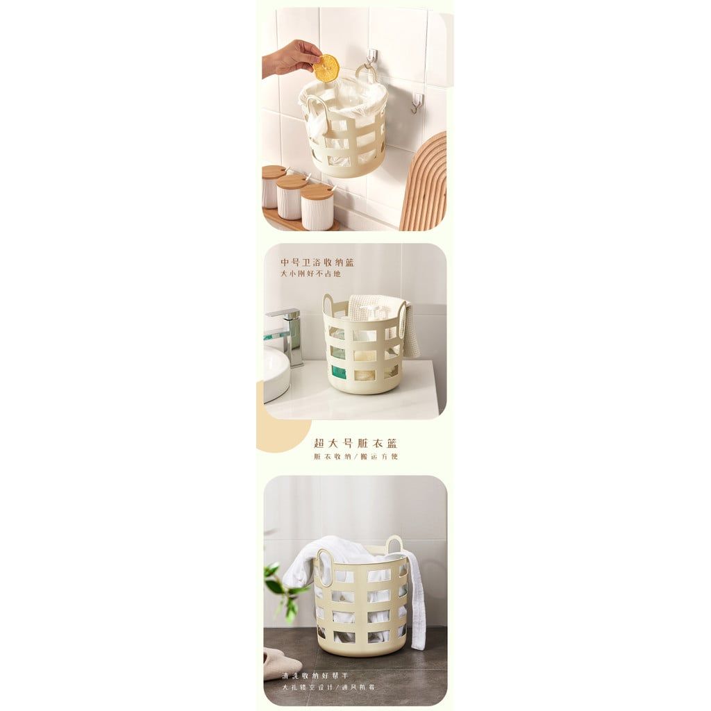  Giỏ Đựng Đồ Nhựa Để Bàn Phong Cách Kem Tùy Chỉnh [GIAO HÀNG 2-10 NGÀY | SỈ TỪ 2 TRIỆU | CÓ THỂ IN LOGO] 