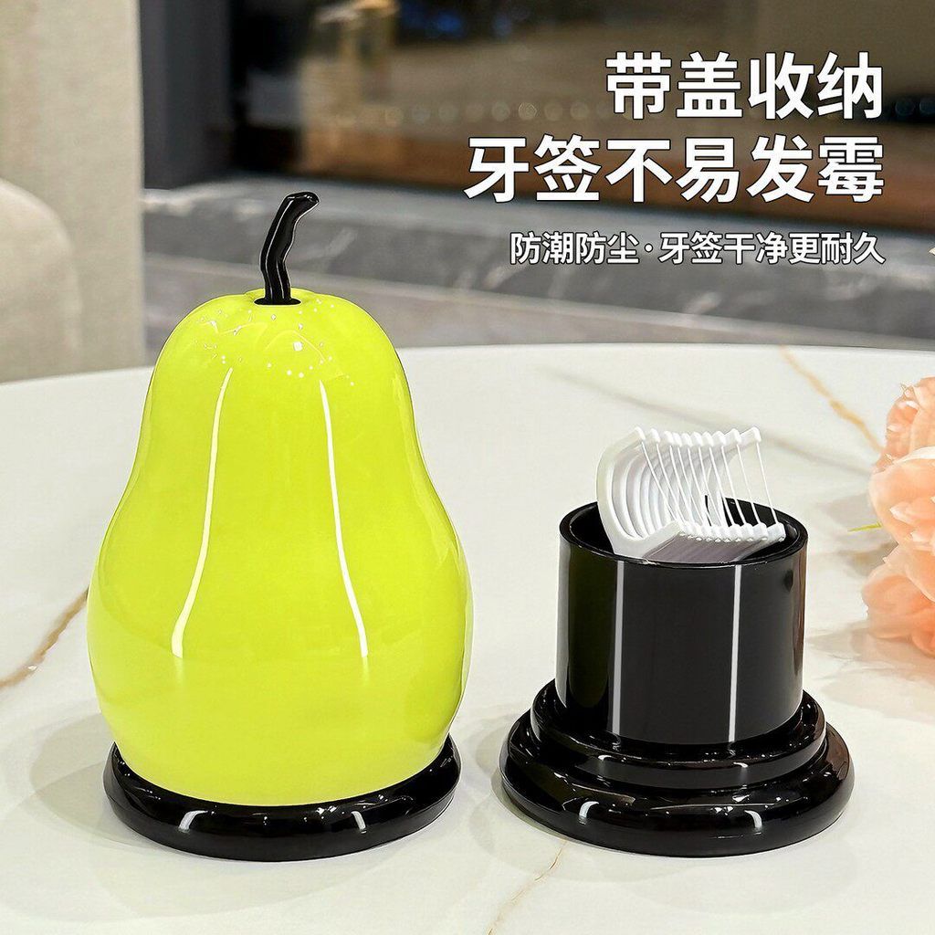  Hộp Đựng Tăm Hình Táo, Lê Cao Cấp Sáng Tạo Đáng Yêu Gia Dụng [GIAO HÀNG 2-10 NGÀY | SỈ TỪ 2 TRIỆU | CÓ THỂ IN LOGO] 