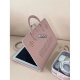  Túi Đựng Laptop Bằng PU Màu Hồng - Bao Da Bảo Vệ Máy Tính Xách Tay Nhiều Kích Cỡ, Phong Cách Nữ Tính [GIAO HÀNG 2-10 NGÀY | SỈ TỪ 2 TRIỆU | CÓ THỂ IN LOGO] 